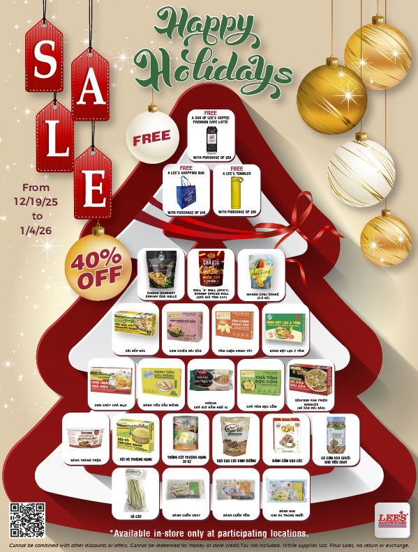 Jingle all the way to our special deals, only at participating locations from 12/19/25 to 1/4/26