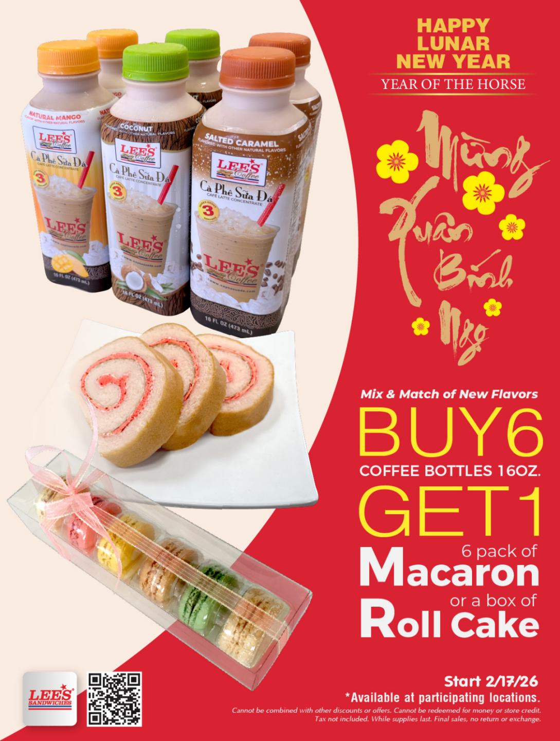 Enjoy Tet with our new coffee flavor special deal!