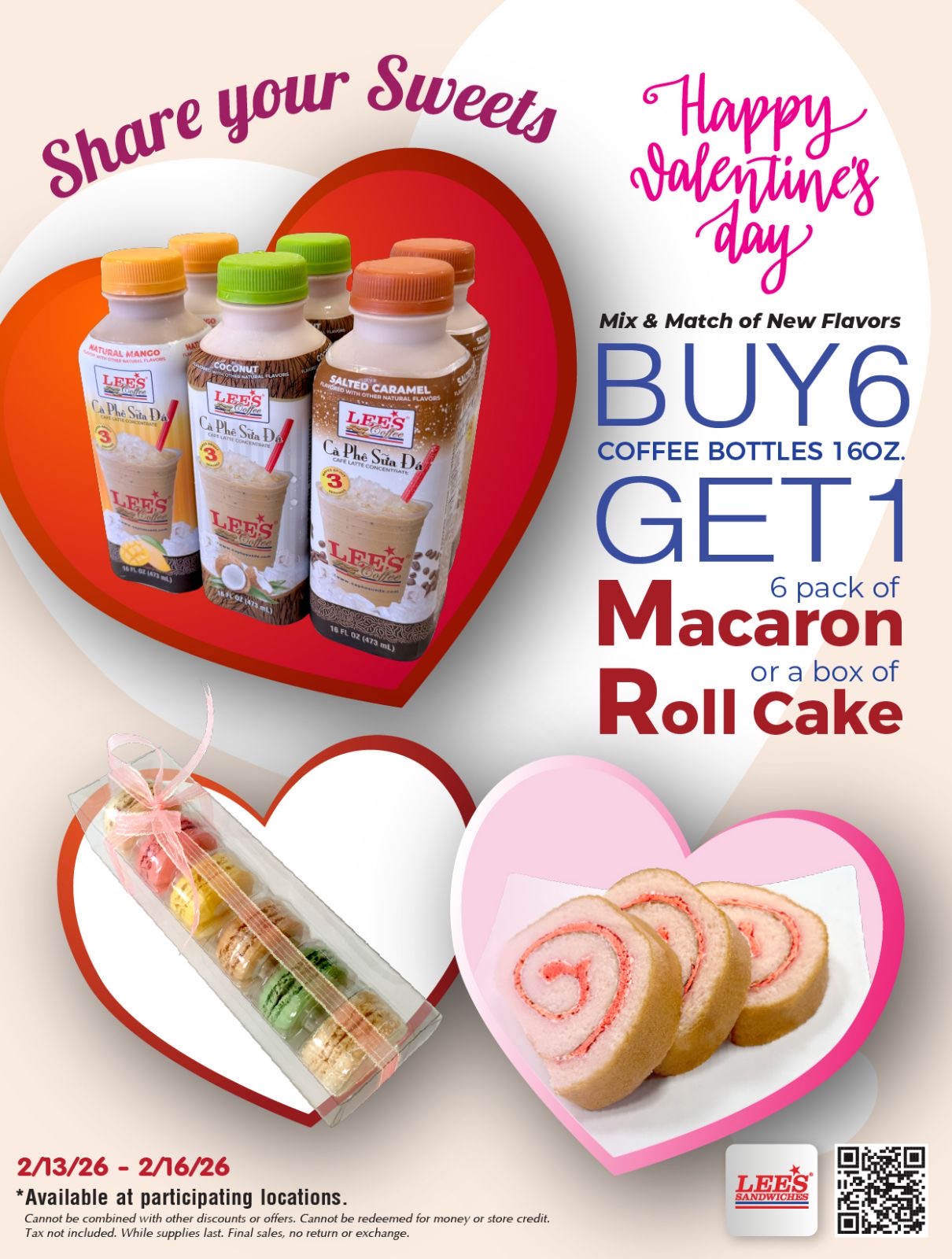 Gift your loved ones with our Super Sweet Deals from 2/13 to 2/16/25